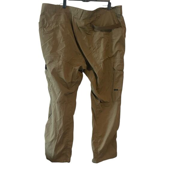 511 Tactical Pants Men 44x32 Chino Brown Ripstop Workwear Pockets Utility Hiking - Picture 7 of 9